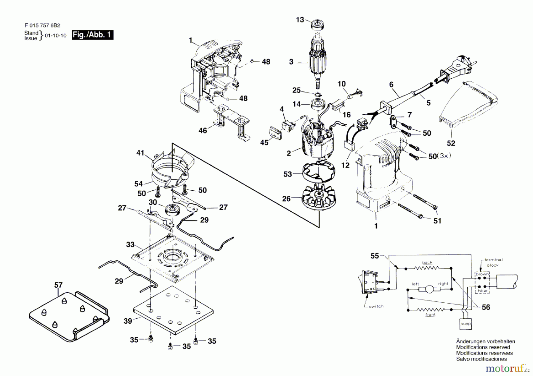 Bosch Werkzeug Gw-Schwingschleifer 7576 U2 Seite 1