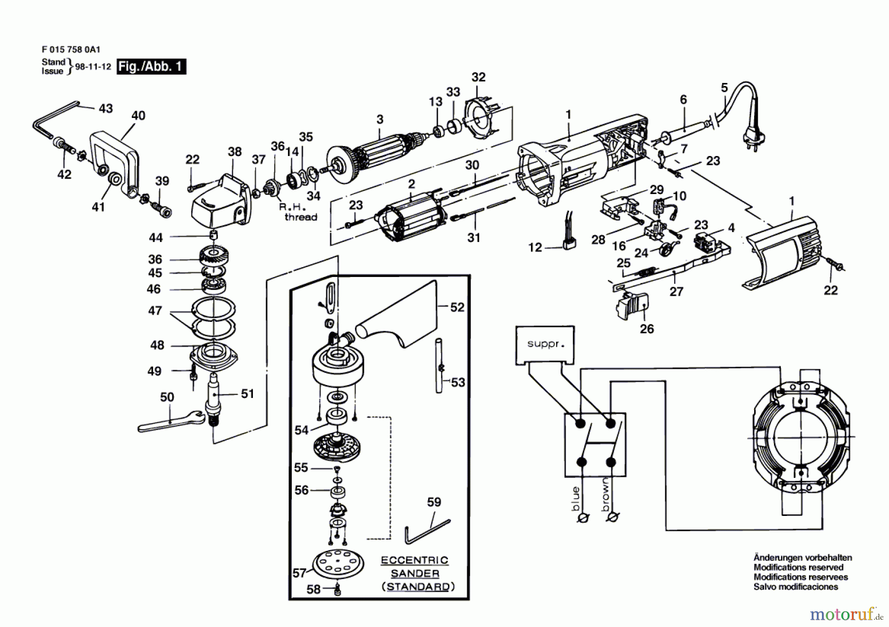Bosch Werkzeug Hw-Exzenterschleifer 7580 H1 Seite 1