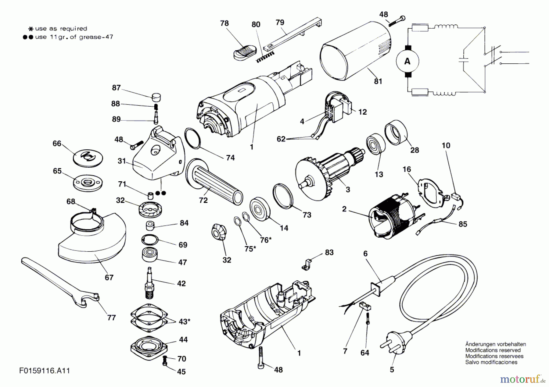 Bosch Werkzeug Hw-Winkelschleifer 9116 H1 Seite 1