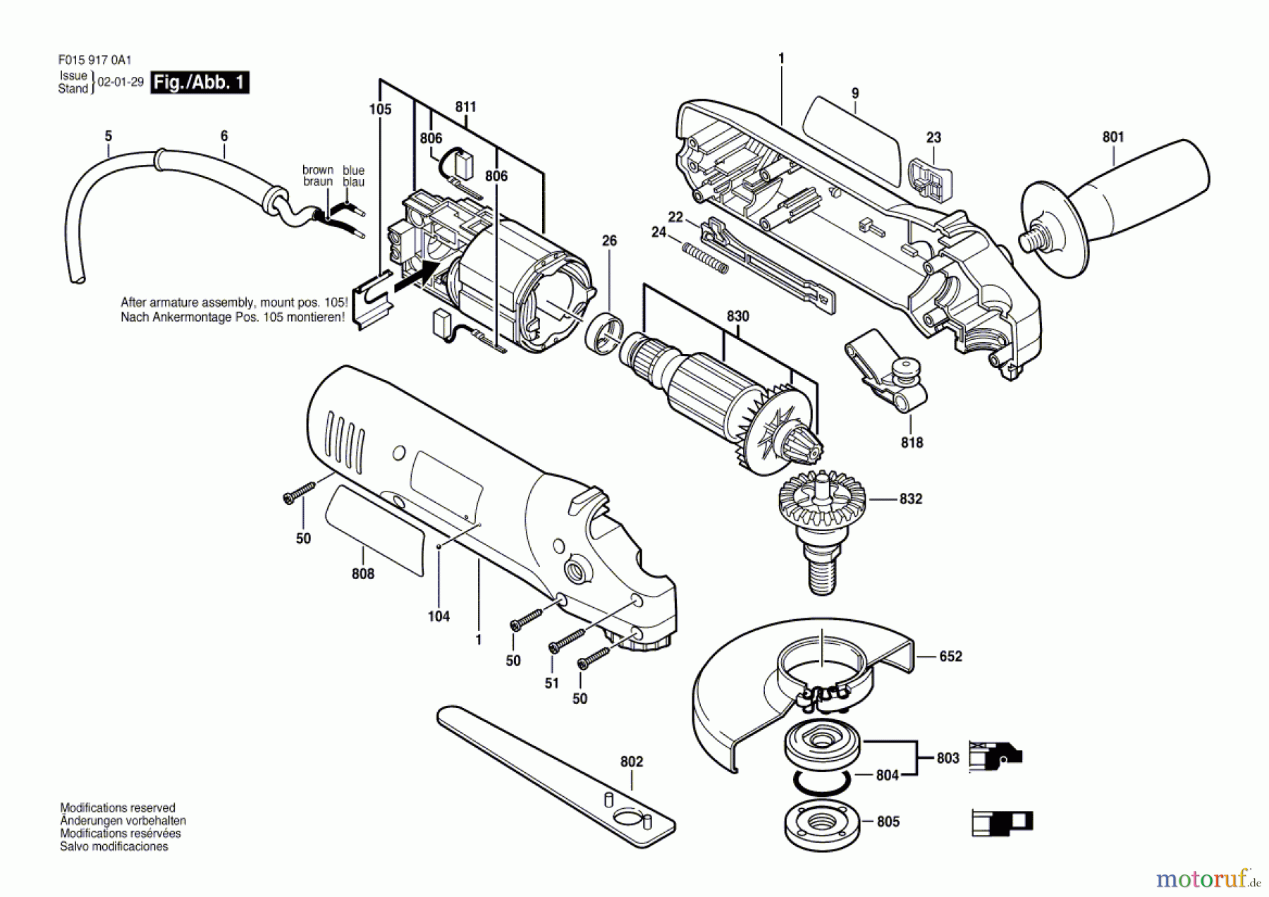 Bosch Werkzeug Winkelschleifer 9170 Seite 1