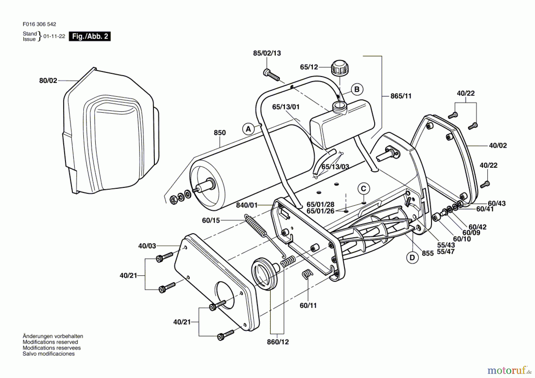  Bosch Gartengeräte Rasenmäher CLASSIC Petrol 43S Seite 2