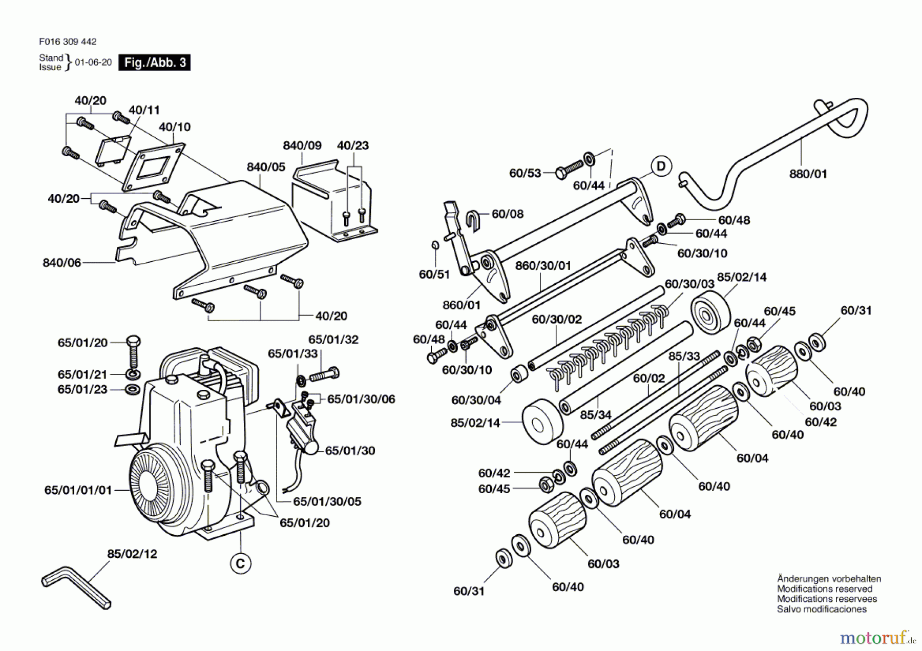 Bosch Gartengeräte Rasenmäher BALMORAL 20SE Seite 3