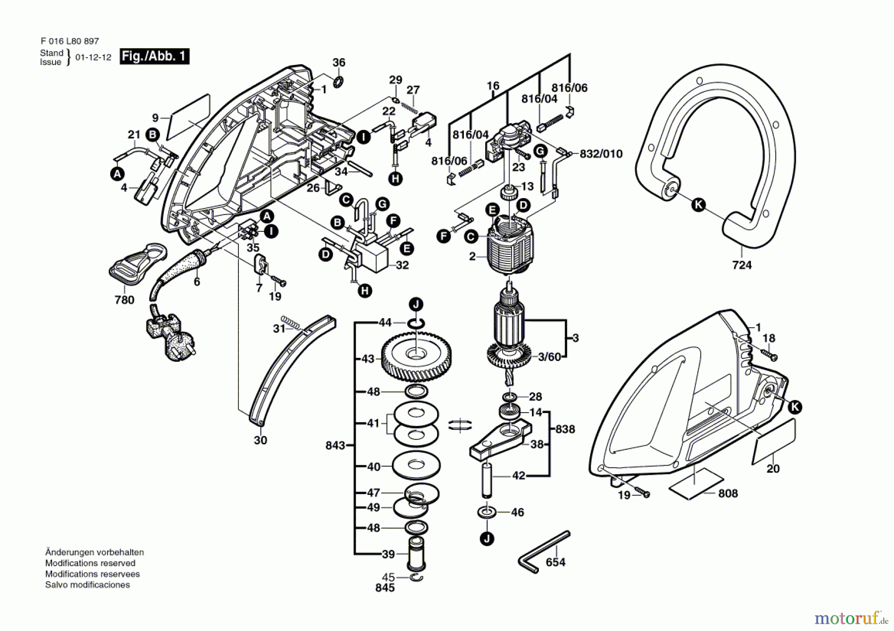 Bosch Gartengeräte Heckenschere ---- Seite 1