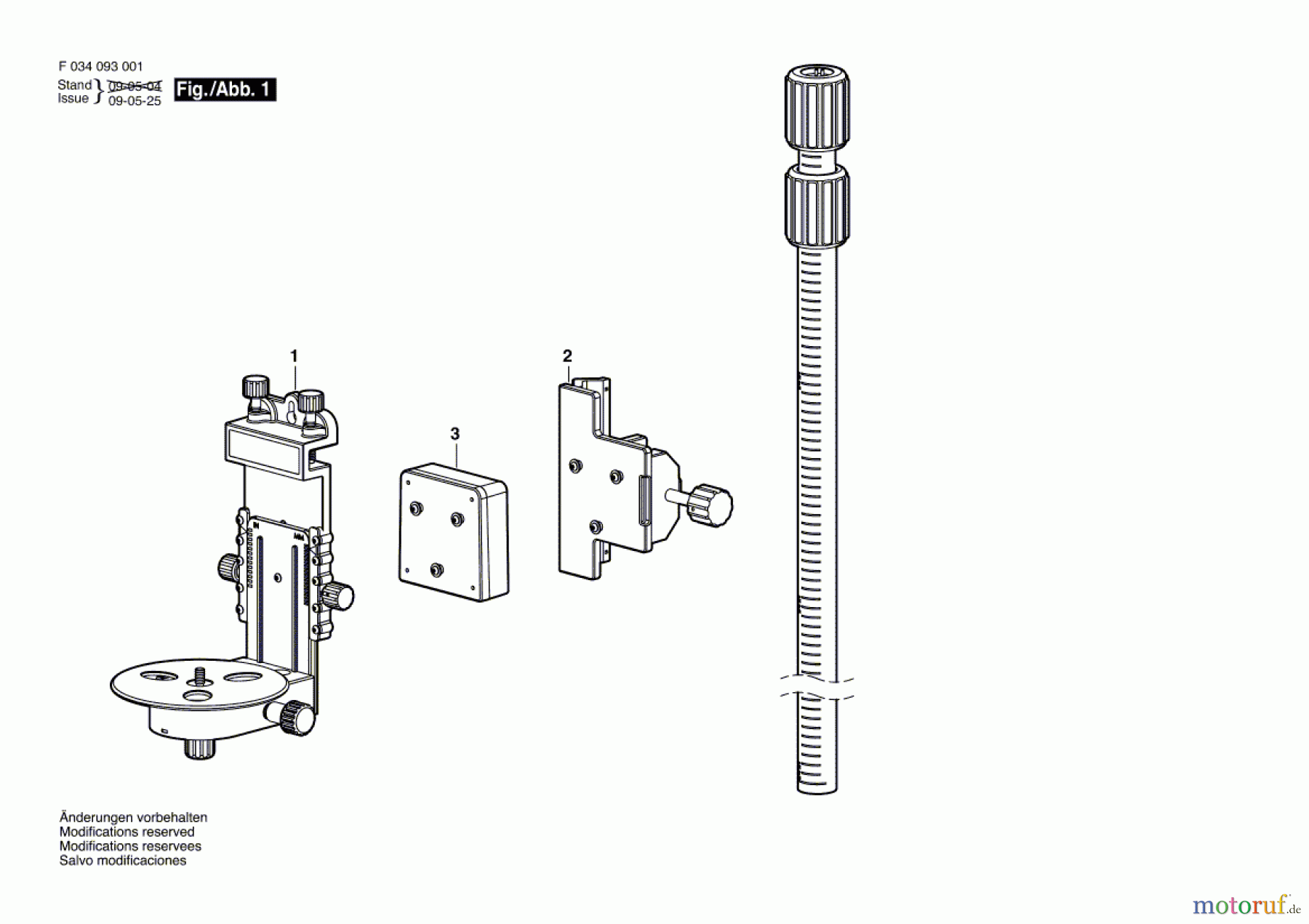 Bosch Werkzeug Laserstab LP12-UM Seite 1