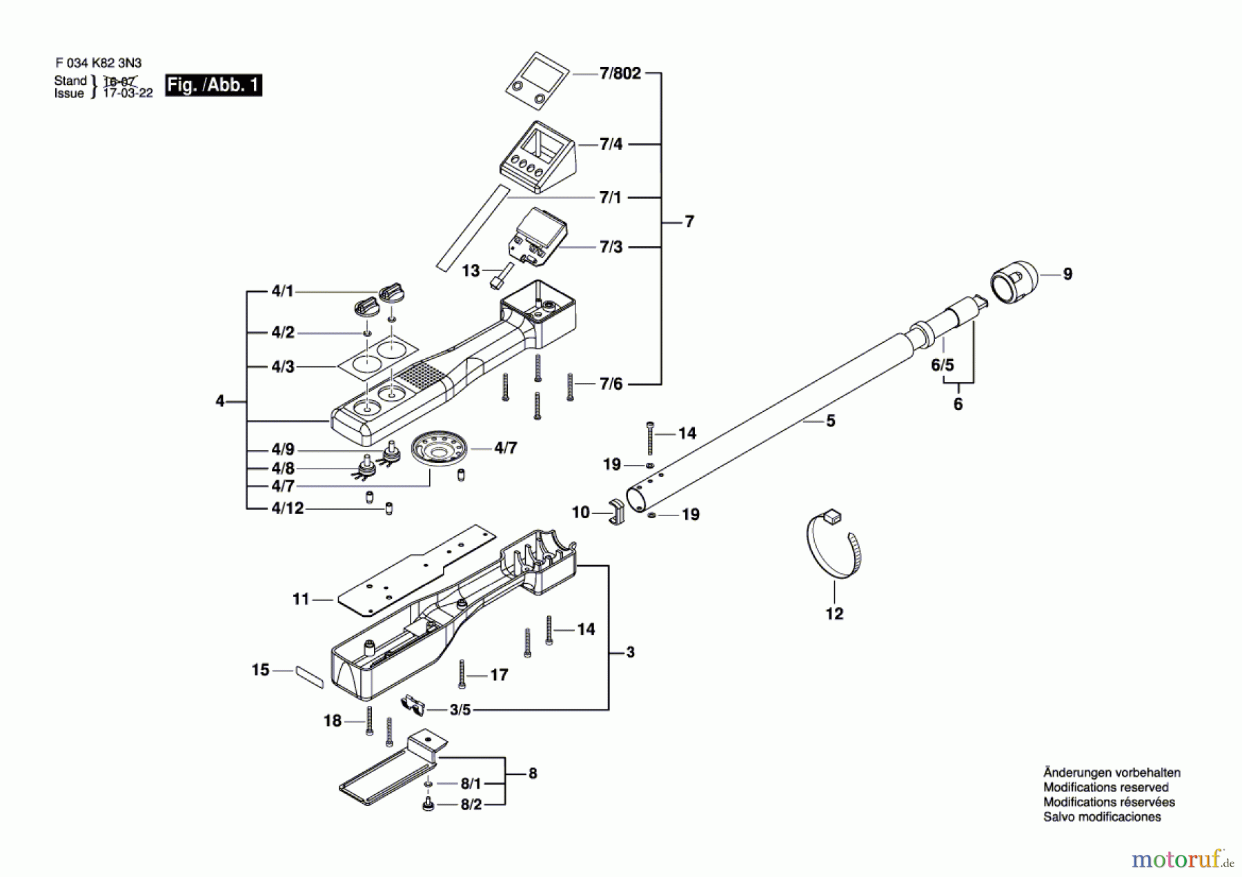Bosch Werkzeug Metallortungsgerät 1-102 Seite 1