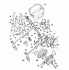 Wolf-Garten Concept 43 BAi 4360000 Serie B, C, D (2003) Ersatzteile Gestell, Messer, Motor