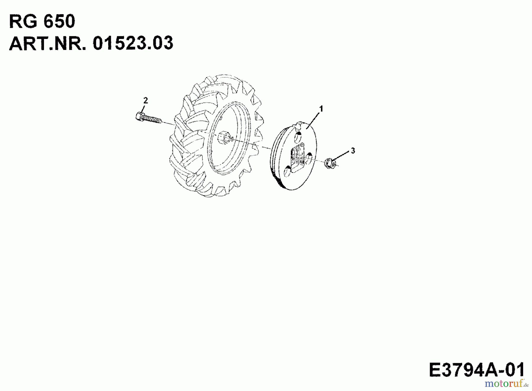 MTD Zubehör Zubehör Einachser Radgewichte RG 650 für 550-750 01523.03 (1991) Radgewichte