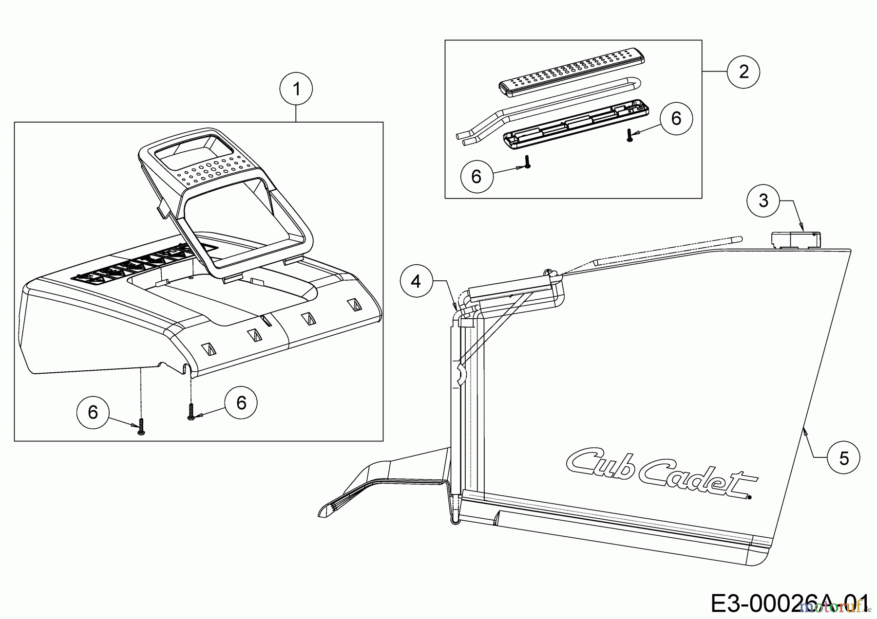 Cub Cadet Motormäher mit Antrieb XM2 ER53 12AQZAEQ603 (2018) Grasfangsack, Heckklappe