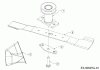 MTD 5350 HW 12A-PDJ6600 (2018) Ersatzteile Messer, Messeraufnahme, Mulchstopfen