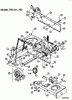 Bricolage MBT 130/102 13AA762N615 (1998) Ersatzteile Mähwerksaushebung, Rahmen hinten, Räder hinten