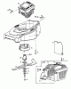 MTD GE 45 C 11B-T38V678 (1999) Ersatzteile Grasfangkorb, Messer, Motor