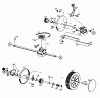 MTD GES 45 12B-T02Z678 (2000) Ersatzteile Getriebe, Räder