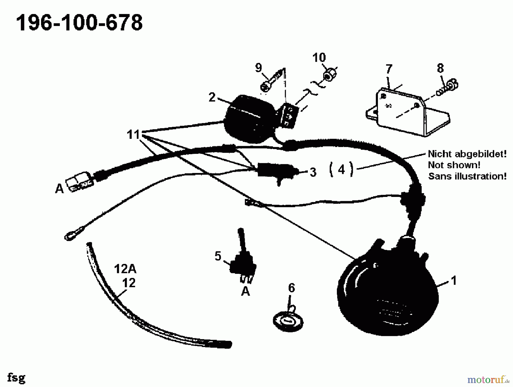 MTD Zubehör Zubehör Garten- und Rasentraktoren Füllstandsanzeige 100 - für 700 Serie Hydrostat vor 2006 196-100-678 (1998) Füllstandsanzeige