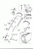Gutbrod HB 54 RAE 12AEQ38Y690 (2000) Ersatzteile Grasfangsack, Holm