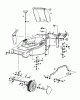 MTD GES 45 C 12B-T38V678 (2000) Ersatzteile Höhenverstellung, Räder