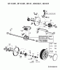 Genius Pro GP 45 BR 12A-T13Y667 (2000) Ersatzteile Getriebe, Räder, Schnitthöhenverstellung