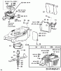 Genius Pro GP 40 B 11A-L14Z667 (2000) Ersatzteile Grasfangkorb, Messer, Motor