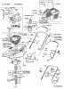Turbo Silent TS 45 BRE 12CET78W667 (2001) Ersatzteile Grasfangkorb, Holm, Messer