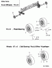 Lawnflite 807 13BA509G611 (2003) Ersatzteile Räder vorne 15x6