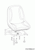 Troy-Bilt Mustang XP 50 17AFCACP011 (2013) Ersatzteile Sitz, Sitzschalter