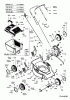 Gutbrod HB 45 LS 11D-T48R690 (2005) Ersatzteile Grasfangkorb, Höhenverstellung, Räder