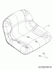 MTD Junior 115 13AC452C600 (2004) Ersatzteile Sitz