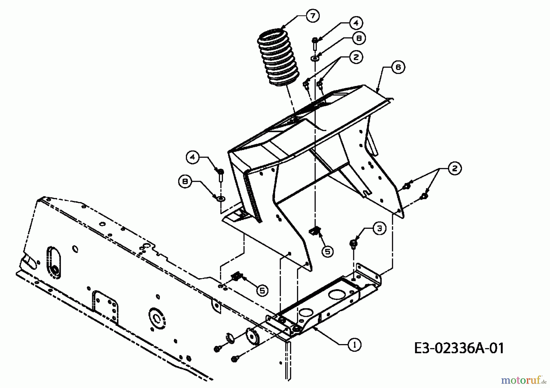 Motec Rasentraktoren MTBS 500 Y 13AA692F640 (2004) Armaturenbrett