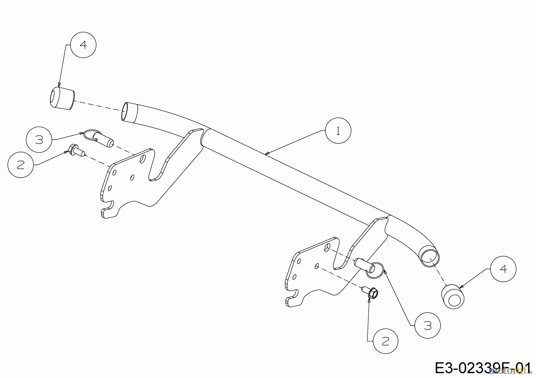 Tigara Rasentraktoren TG 15/96 H 13H279KF649 (2016) Stoßstange