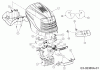 Cub Cadet CC 1023 RD 13AP51CJ603 (2005) Ersatzteile Motorhaube C-Style