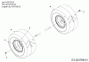 Kts Rasentrac 107 T/200 13BT76KG677 (2013) Ersatzteile Räder hinten 18x9.5 ab 01.07.2013