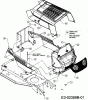 Yard-Man TE 4125 13DH473E643 (2006) Ersatzteile Motorhaube 3-Style