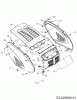 Lawnflite 604 13DV479C611 (2007) Ersatzteile Motorhaube 9-Style