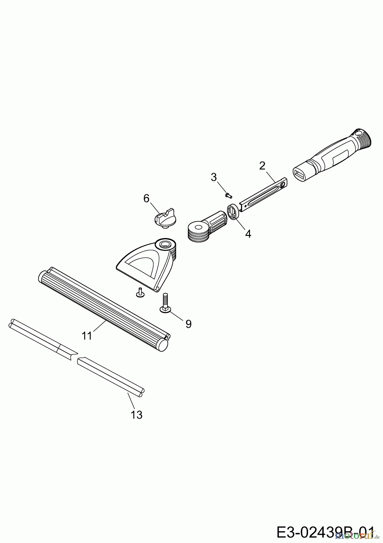 Wolf-Garten MultiStar multi-star® - Reinigungsgeräte EW-M (Fensterwischer) 3908000 (2016) Grundgerät