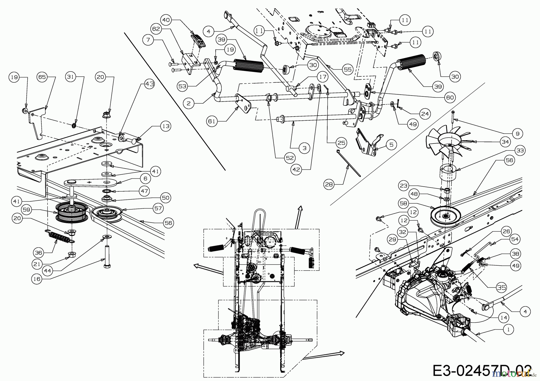 MTD Rasentraktoren LE 180/92 H 13IT71KE676 (2018) Hydrostat, Keilriemen, Pedale