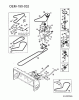 MTD Zubehör Schneefräsen für 700 Serie (LT-5) OEM-190-032 (2006) Ersatzteile Fräsantrieb