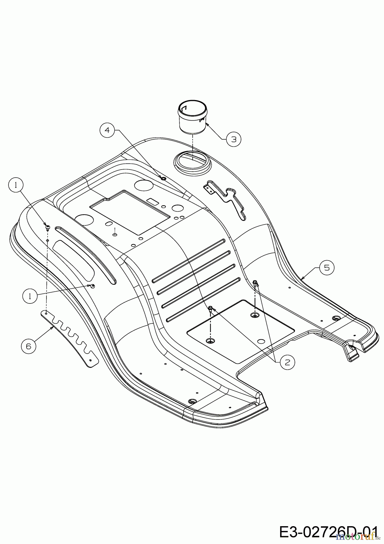 Tigara Rasentraktoren TG 22/107 H 13HT79KG649 (2016) Sitzwanne