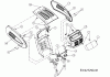 Lawnflite 603 LT 13AH773A611 (2008) Ersatzteile Motorhaube 3-Style