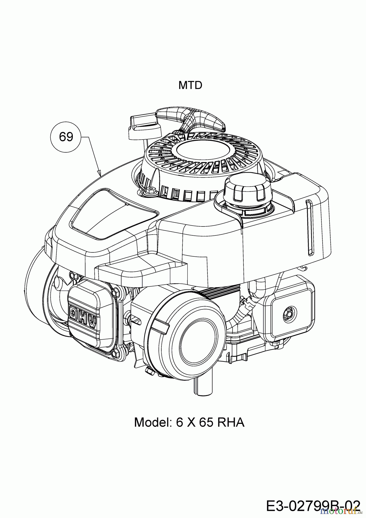 Mr.Gardener Motormäher mit Antrieb HW 46 BA-ES 12BETNS7629 (2017) Motor MTD