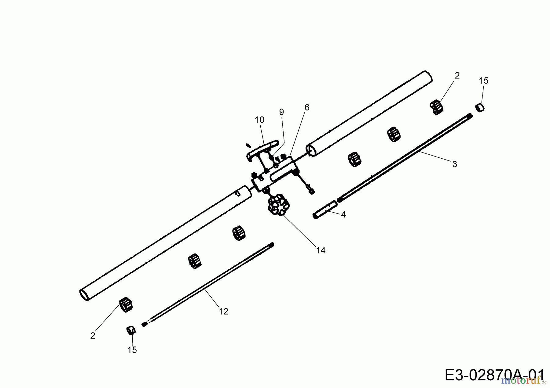  Mastercut Motorsensen 2033 B 41AD0UXB659  (2014) Antriebswellen