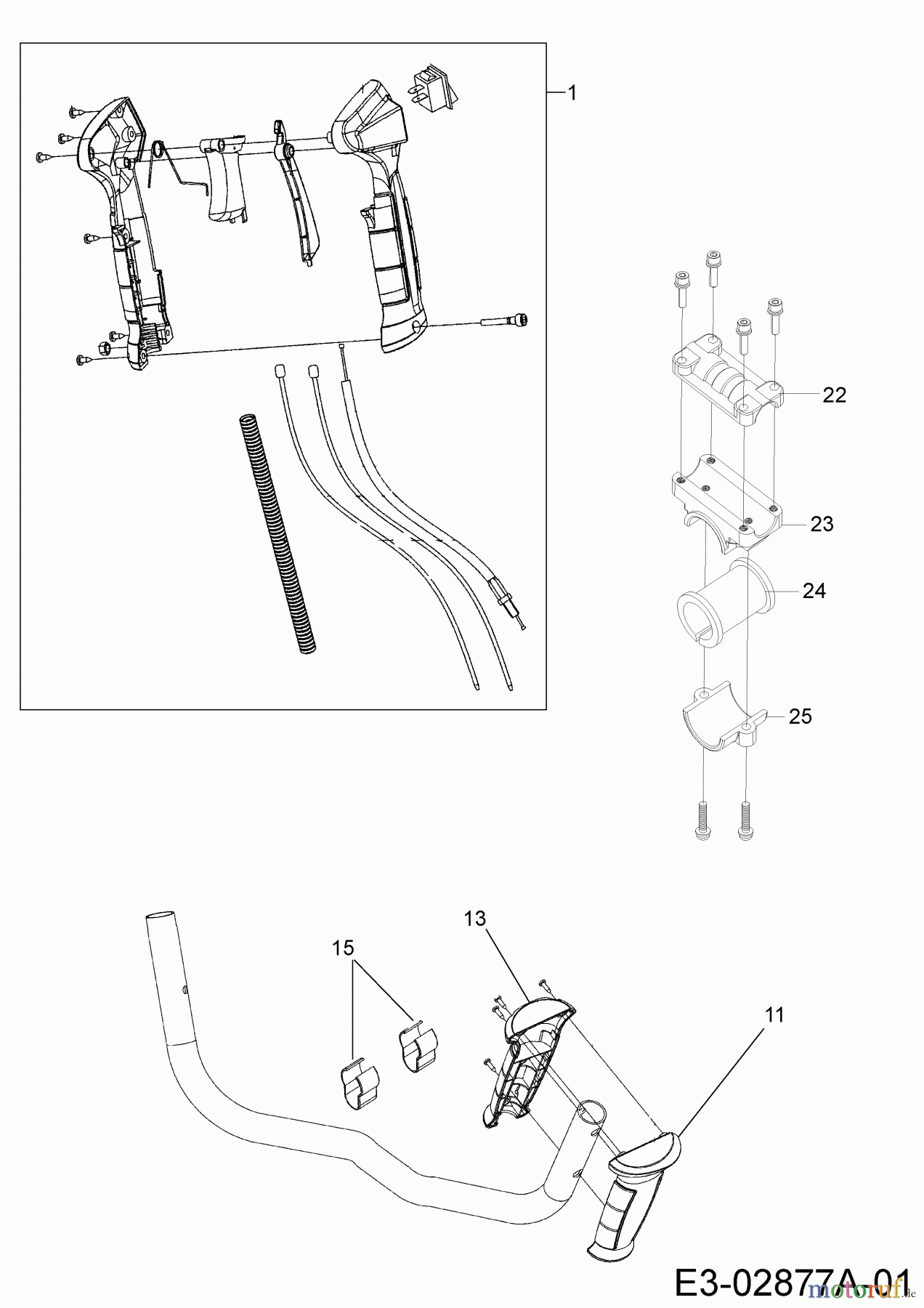  Mastercut Motorsensen 2043 B 41AD0UYB659  (2014) Griff