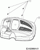 Fleurelle BM 45 ROHV 12E-T5ME619 (2007) Ersatzteile Motorhaube M2