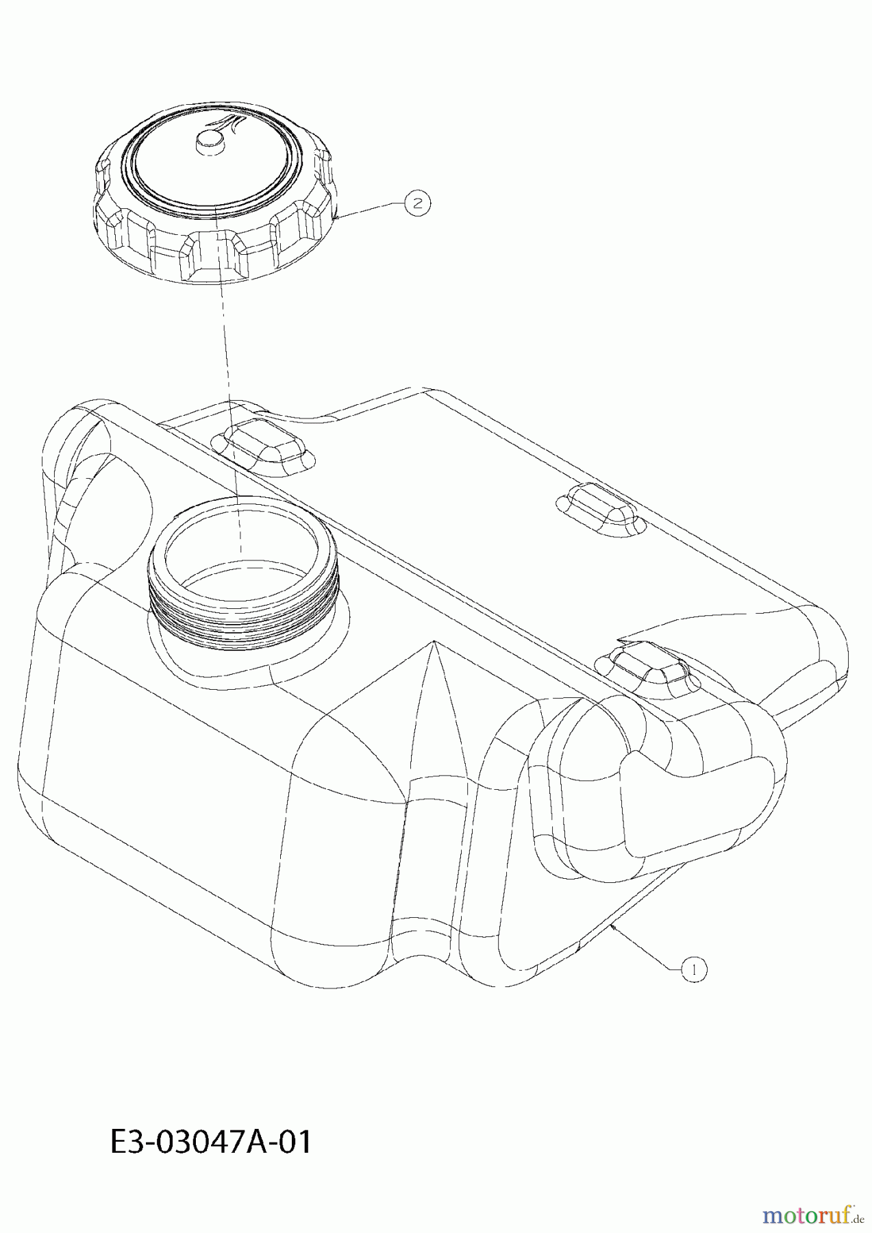  Massey Ferguson Gartentraktoren MF 21-22 GC 14A-2E7-695  (2008) Tank