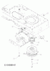 Massey Ferguson MF 50-23 SD 14AB13CP695 (2007) Ersatzteile Elektromagnetkupplung, Motorkeilriemenscheibe