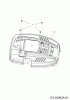Wolf-Garten Select 4200 A 12A-LOJD650 (2014) Ersatzteile Motorhaube M3