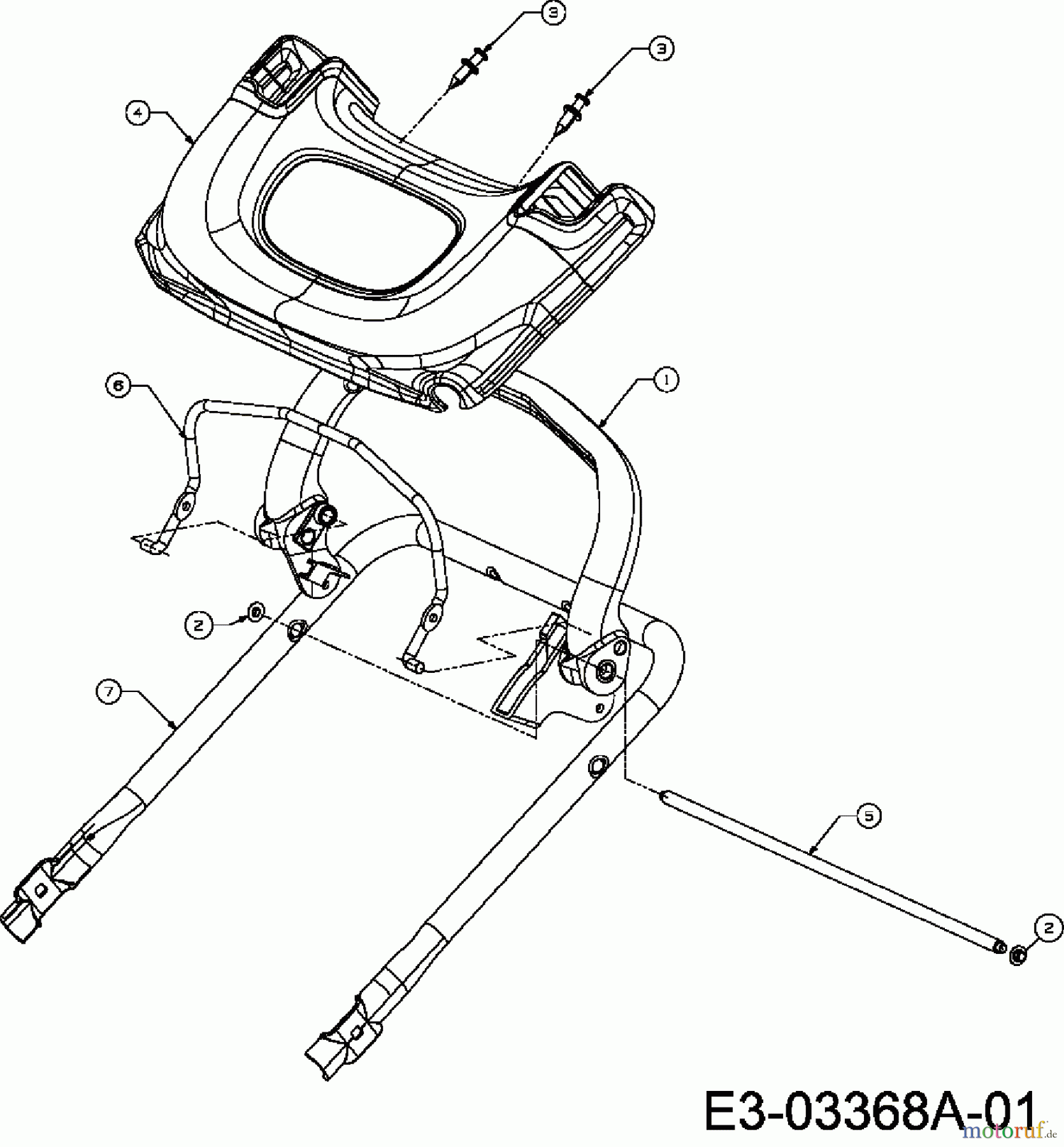 Troy-Bilt Motormäher mit Antrieb TB 6553 HWM 12AD568G609 (2007) Oberholm