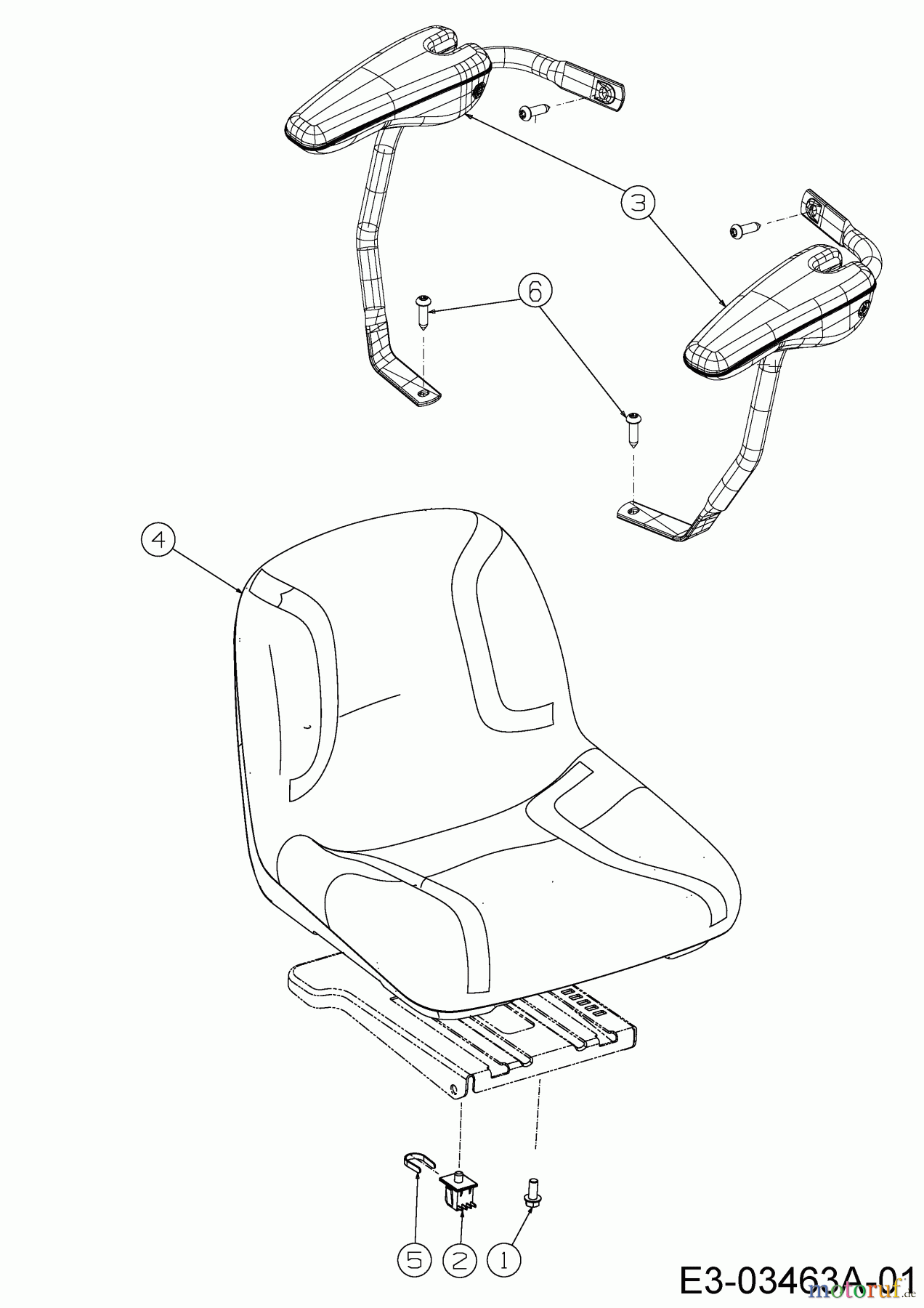 Cub Cadet Zero Turn RZT S 42 17BICBDS603 (2016) Sitz