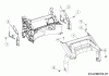 Wolf-Garten A 460 AWHW 12B-TVSC650 (2016) Ersatzteile Abdeckung hinten