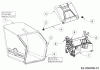 Wolf-Garten WS 46 A 12B-TZ5N650 (2017) Ersatzteile Grasfangsack, Heckklappe, Leitstück hinten