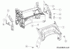 Wolf-Garten Select 4200 A 12A-LOJD650 (2014) Ersatzteile Abdeckung hinten