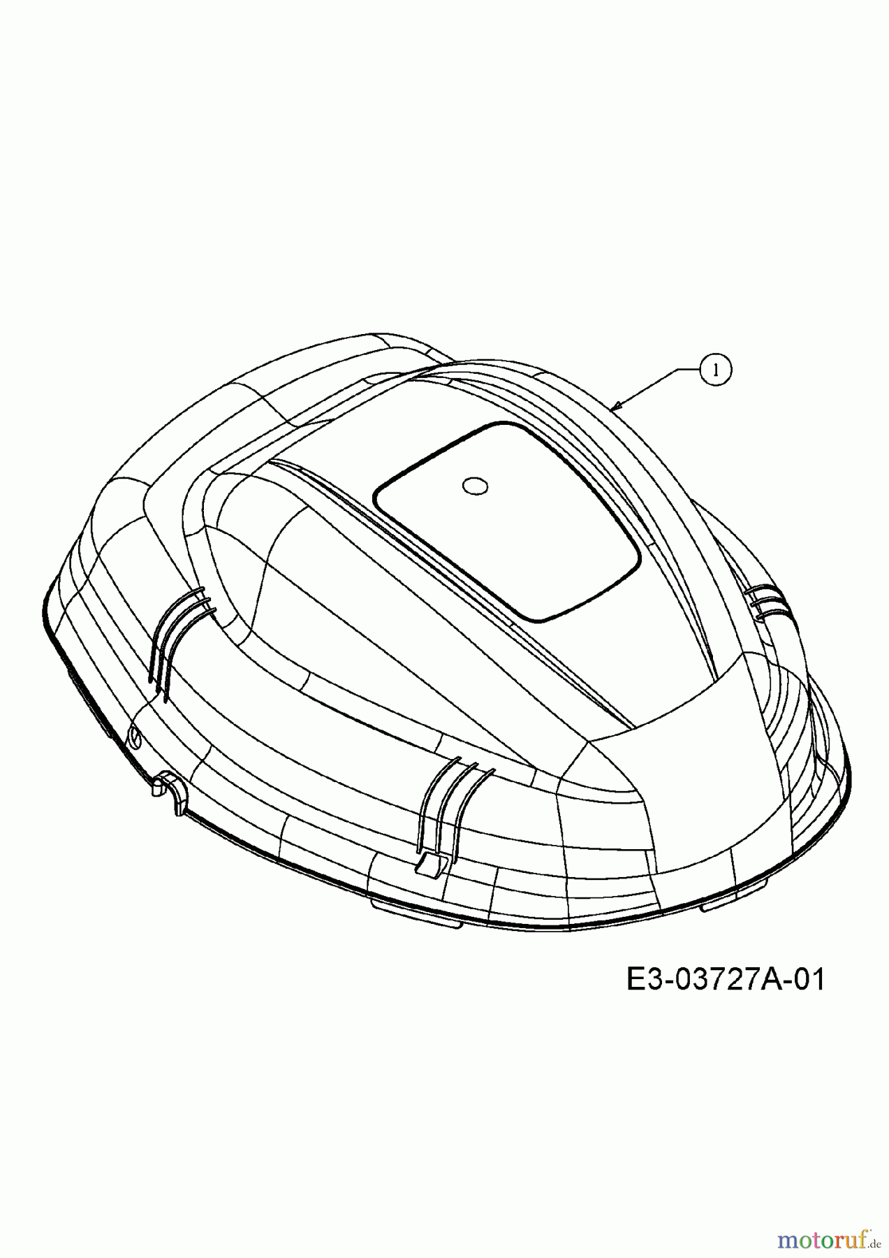 M Tech Elektromäher M 1719 E 18A-18K-605 (2009) Motorabdeckung